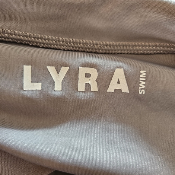 NWT Lyra Modest Swimwear Long Sleeve Swimsuit Grey Size Large. - Picture 15 of 16